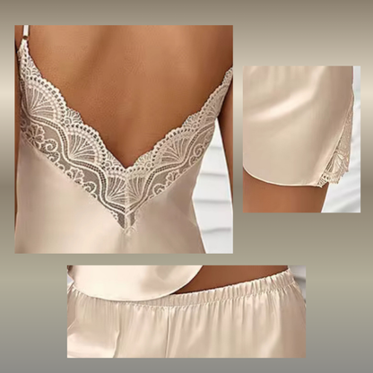 Amara Satijnen Pyjama Set