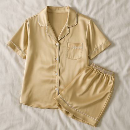 SatinWorld Allure Set Luxe Satijnen Pyjama/ Loungewear