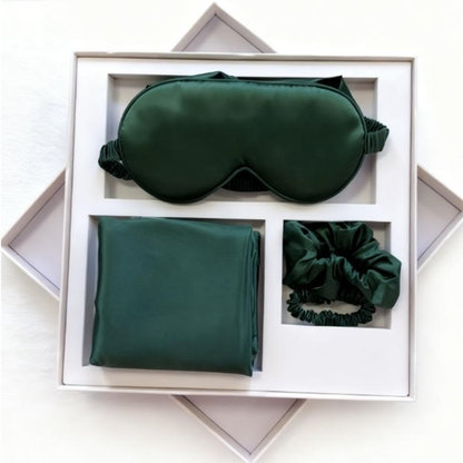 5-Delige Satijnen Night-Care Set in Giftbox