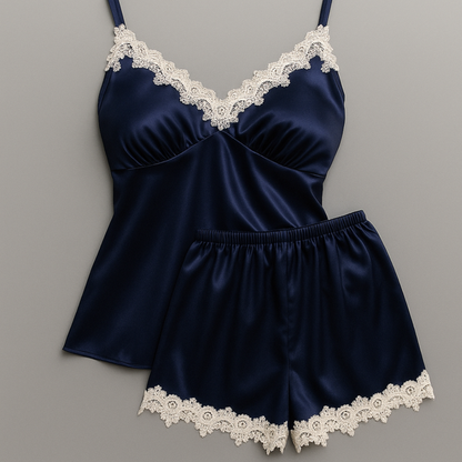 Dream Lace 2-delige set met geborduurde kanten details