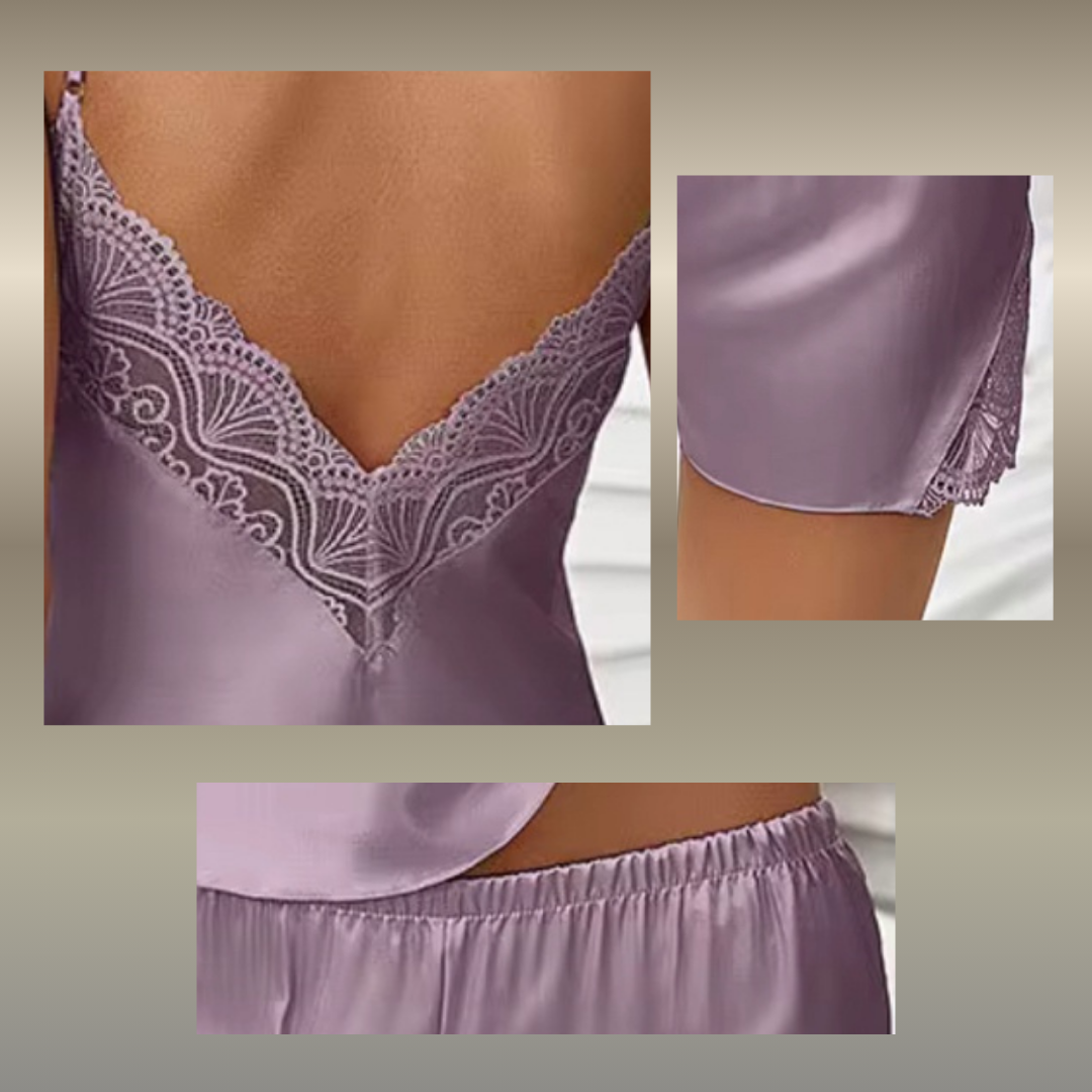 Amara Satijnen Pyjama Set