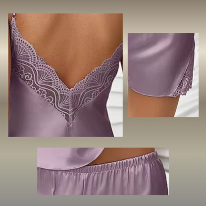 Amara Satijnen Pyjama Set