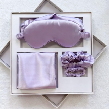 5-Delige Satijnen Night-Care Set in Giftbox