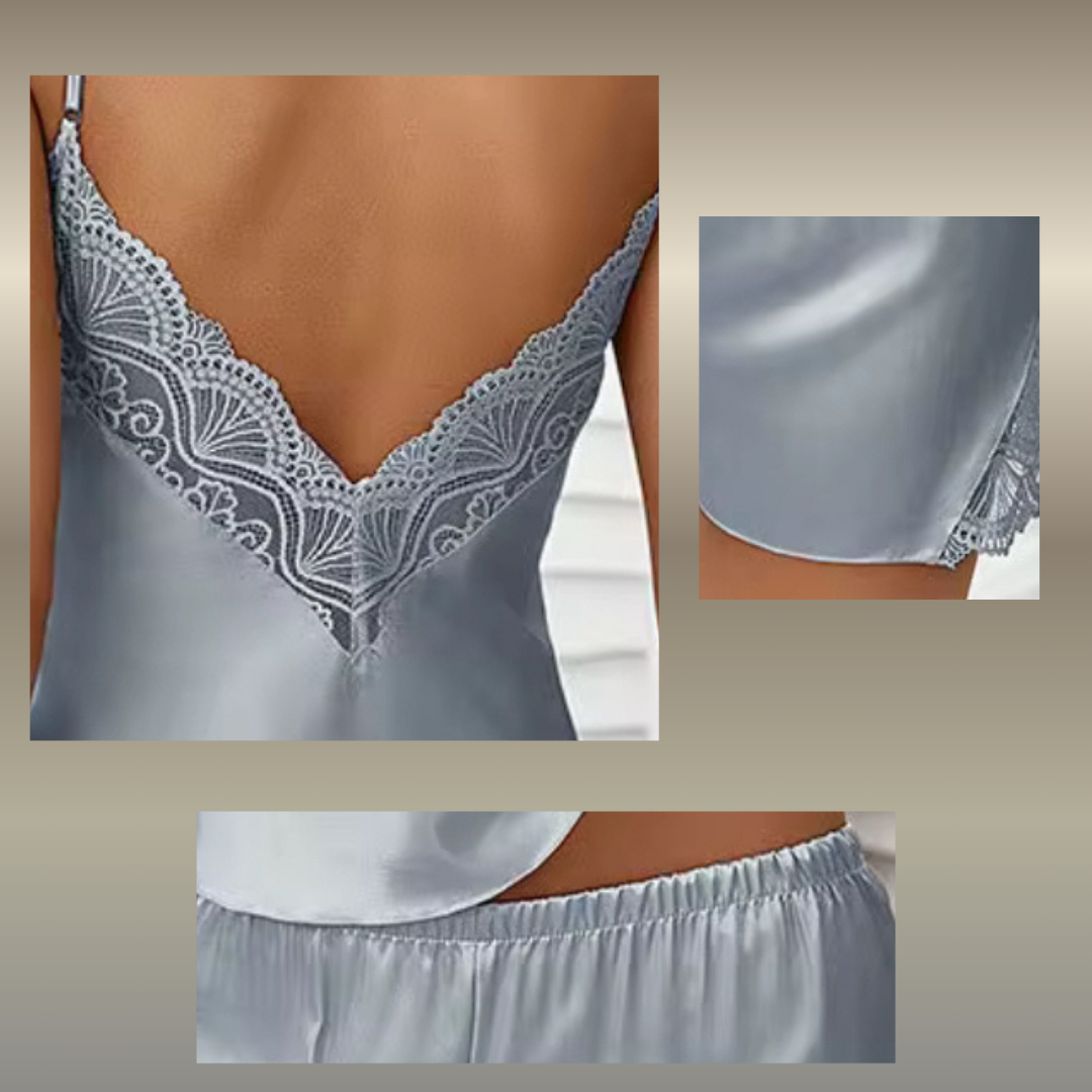 Amara Satijnen Pyjama Set