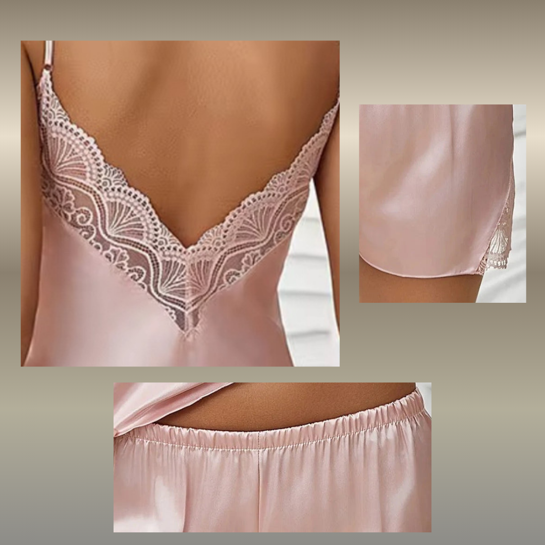 Amara Satijnen Pyjama Set